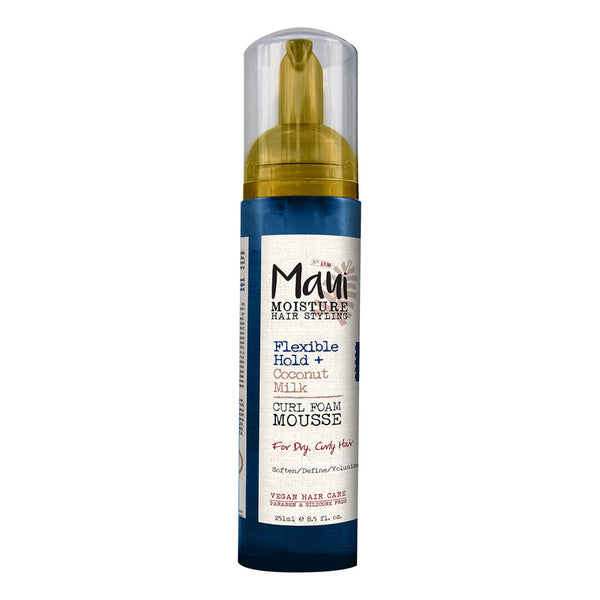 Mousse De Espuma Maui Moisture Flexible Cabello Rizado Hidratación Volumen