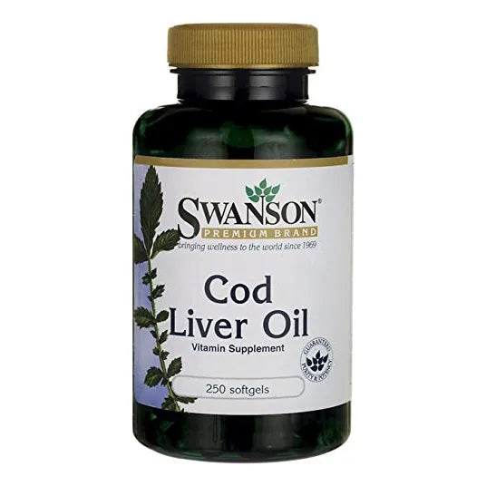 Aceite De Hígado De Bacalao Swanson 1250 UI Vitamina A 135 UI D