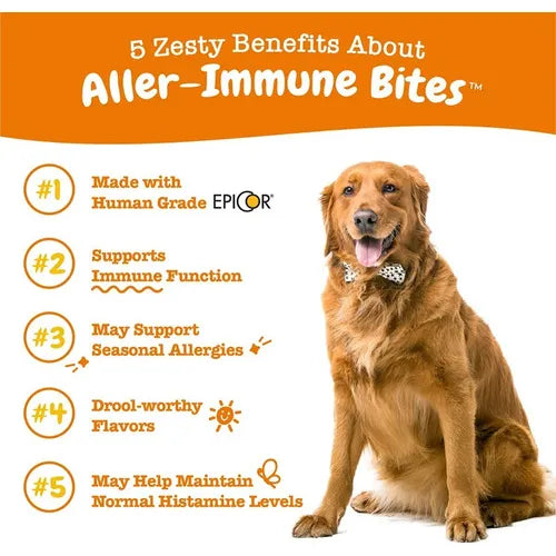 Zesty Paws Auxiliar Alergias Y Sistema Inmune Sabor Cordero - Imagen 4