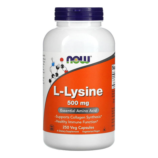 Ahora L-Lisina 500 Mg Aminoácido Esencial En Cápsulas Mejora Tu Salud