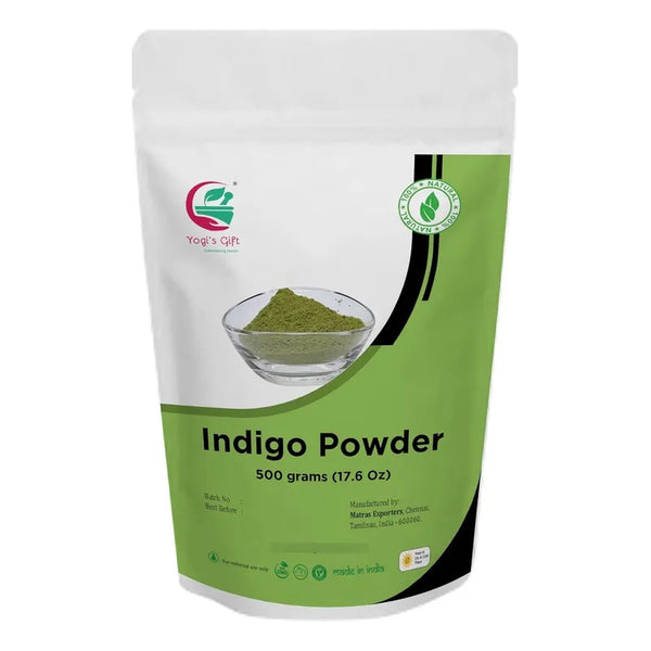 Indigo Polvo Para Cabello Negro 500g Color Natural Y Vegano