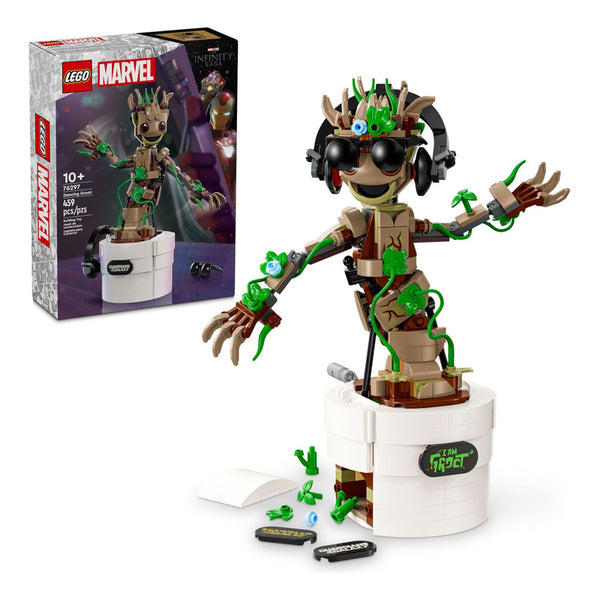 Lego Marvel Groot Construible Juguete Interactivo Para Niños Bailarín