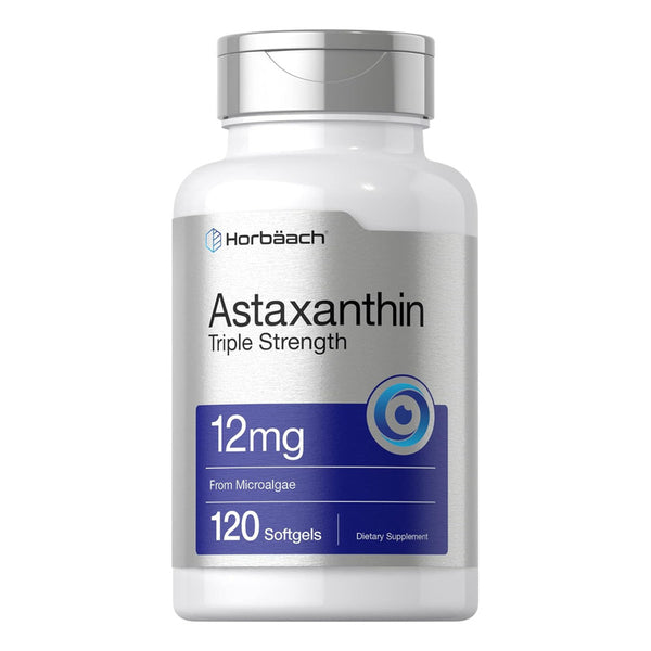 Astaxantina 12mg Triple Fuerza 120 Capsulas Suplemento Natural