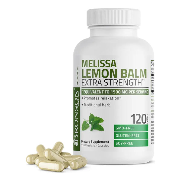 Bálsamo De Limón Extra Fuerte 120 Cápsulas 1000 Mg Antioxidante