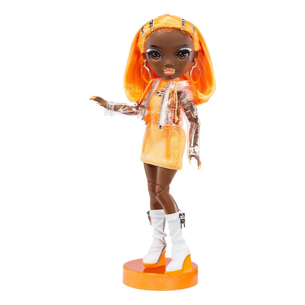 Rainbow High Michelle - Muñeca De Moda Naranja. Ropa De Moda - Imagen 1