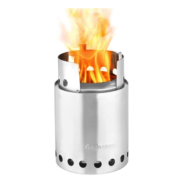 Estufa Solo Titan Compact Para Camping Menos Humo Rápida Y Ligera