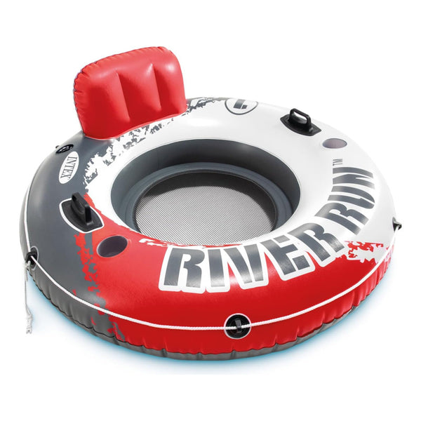 Intex River Run II Flotador Inflable 2 Personas Con Enfriador y Portavasos