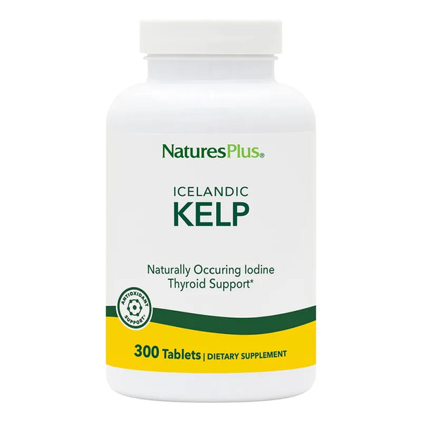 Algas Kelp Islandesas Suplemento De Yodo Natural 300 Tabletas Salu