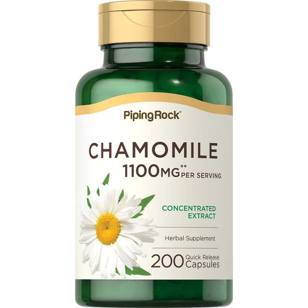 Cápsulas De Manzanilla 1100 Mg 200 Píldoras Suplemento Extracto Natural