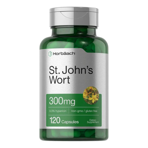 Capsulas De Hierba De San Juan 300 Mg 120 Unidades Extracto Natural