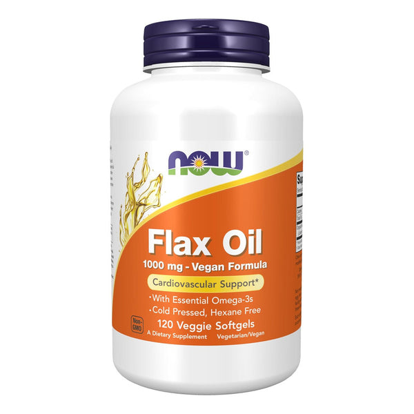 Aceite De Lino 1000 Mg Con Omega3 Esenciales 120 Caps Veganas