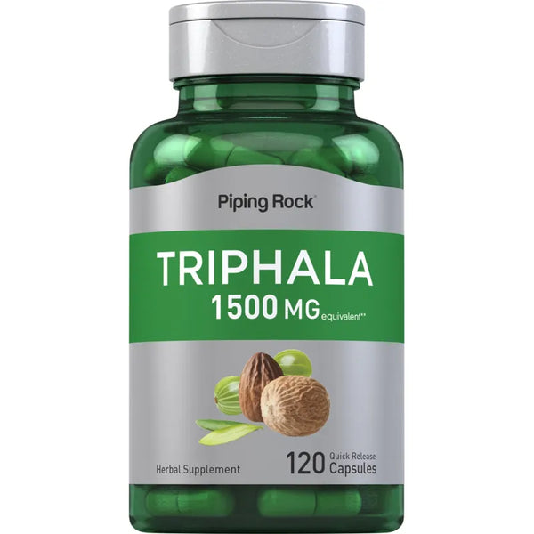 Capsulas Triphala 1500 Mg 120 Unidades 100 Natural Suplemento Sin Gluten