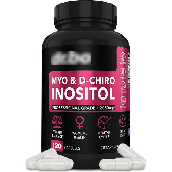 Capsulas Mio Inositol D Chiro Inositol 2050 Mg Suplemento Para Mujeres