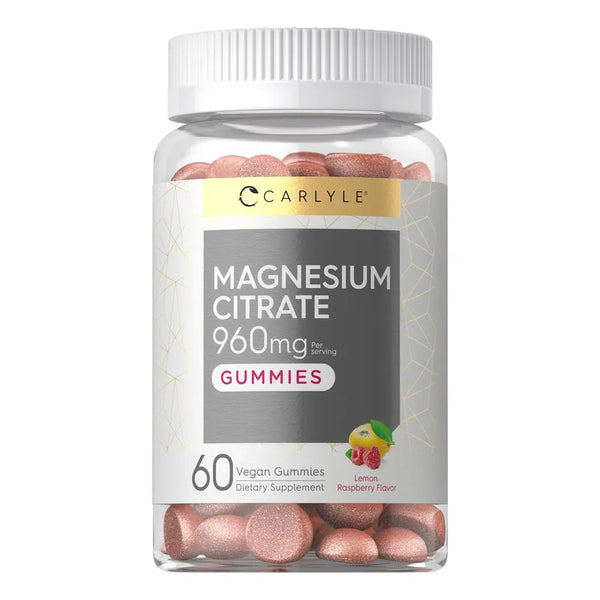 Carlyle Gomitas De Citrato De Magnesio 960 Mg 60 Unidades Sabor Frambuesa