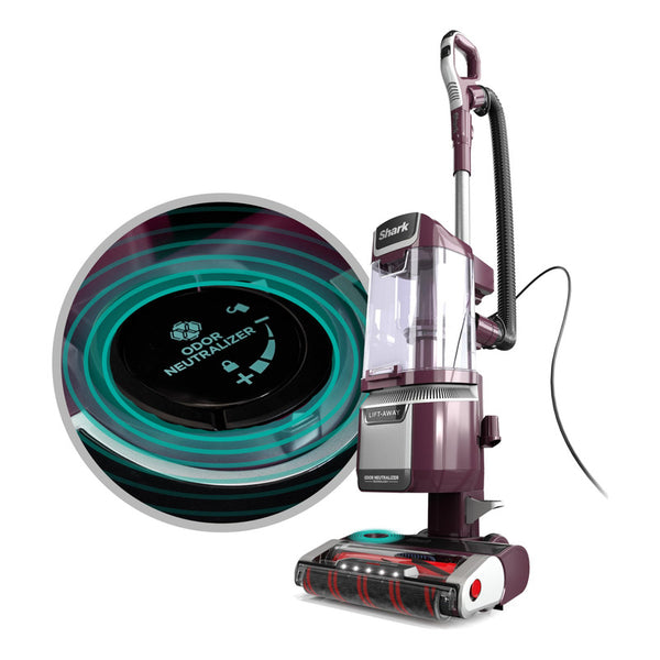 Aspiradora Vertical Shark La702 Duoclean Powerfins Hairpro Morado