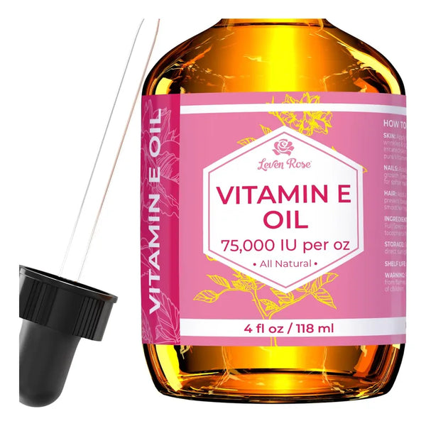 Aceite Natural De Vitamina E Puro 75000 Ui Para Piel Y Cabello