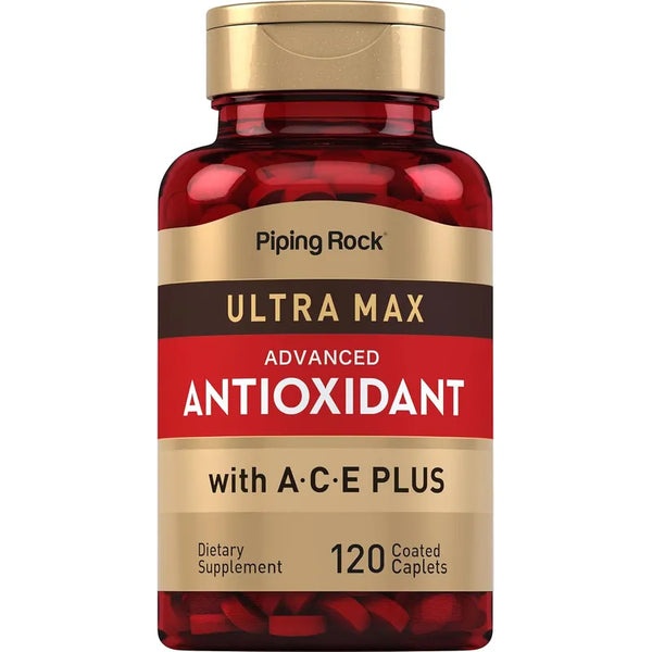 Capsulas Antioxidantes Ultra Max 120 Unidades Vitaminas A C E Sin Gluten