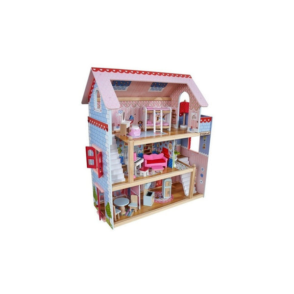 Casita De Muñecas Chelsea Cottage Kidkraft De Madera Con Muebles