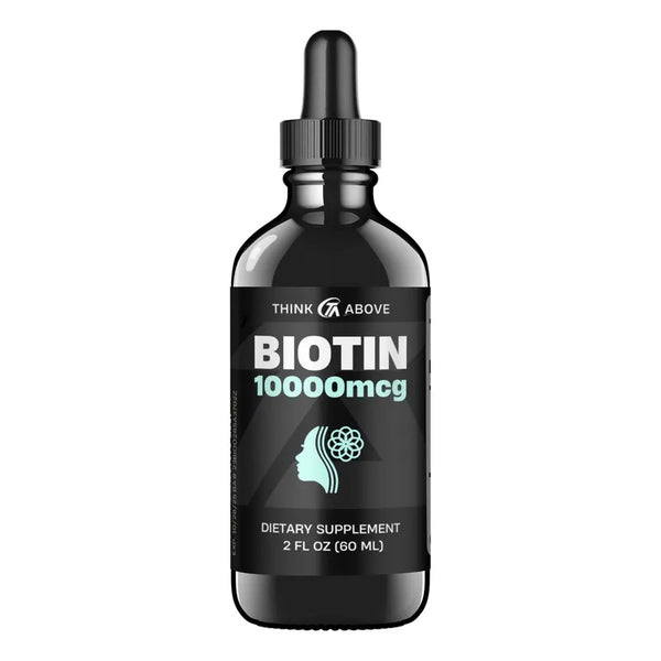 Biotina Líquida Alta Potencia 10000 Mcg Vitaminas Para Piel Cabello Y Uñas