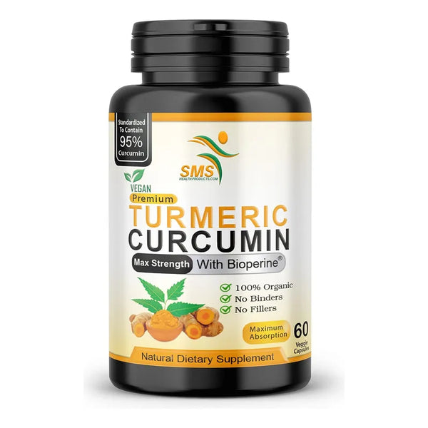 Capsulas De Curcumina Curcuma Y Pimienta Negra 1000 Mg 60