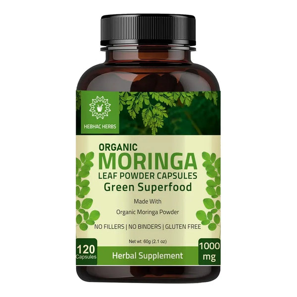 Capsulas De Moringa Organica Aumenta Energia Y Metabolismo Superalimento