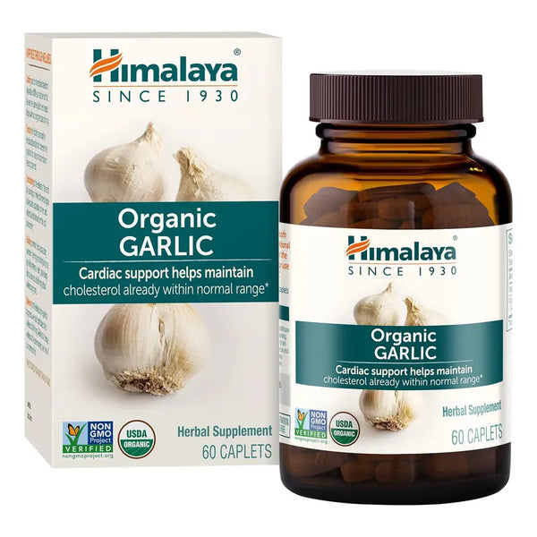 Ajo Orgánico 1400 Mg Himalaya Suplemento Para Corazón E Inmunidad