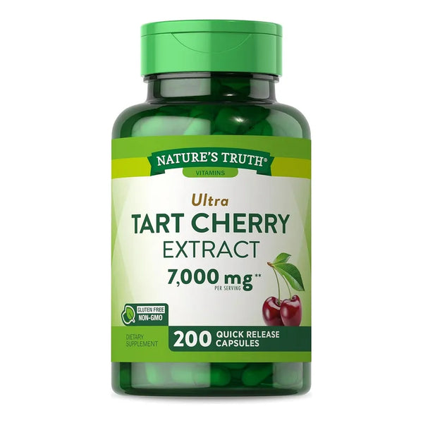 Capsulas Extracto Cereza Acida Natures Truth Suplemento Sin Gluten