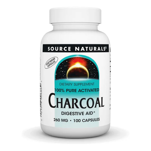 Carbon Activado Puro 100 Capsulas Suplemento Digestivo Seguro Y Efectivo