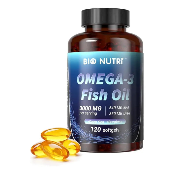 Aceite De Pescado Omega 3 3000 Mg Epa Dha 120 Cápsulas