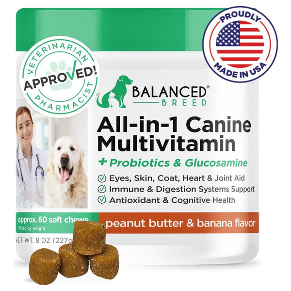 Suplemento Multivitamínico Para Perros Con Glucosamina 450 Gr