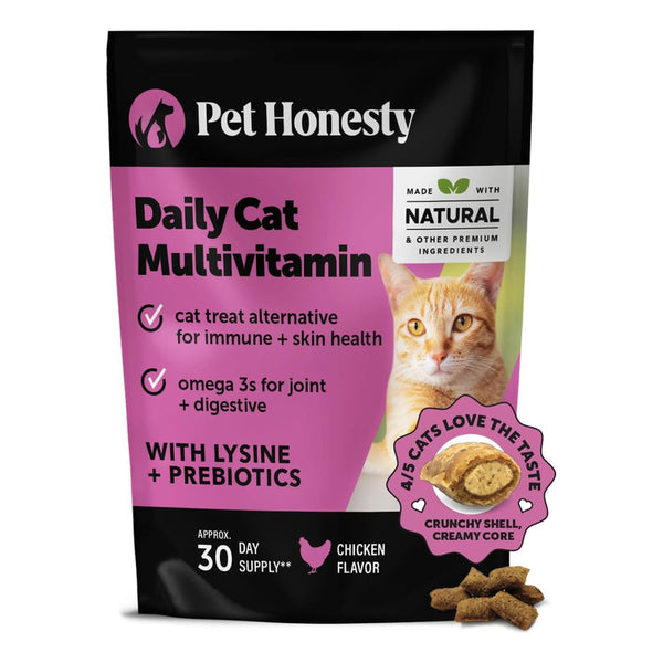 Masticables Multivitaminicos Para Gatos Pet Honesty Omega 3 Salud Integral
