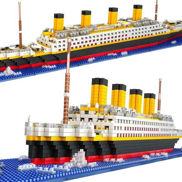 HYG Toys Titanic Micro Juego de Bloques de Construcción Creativo para Niños