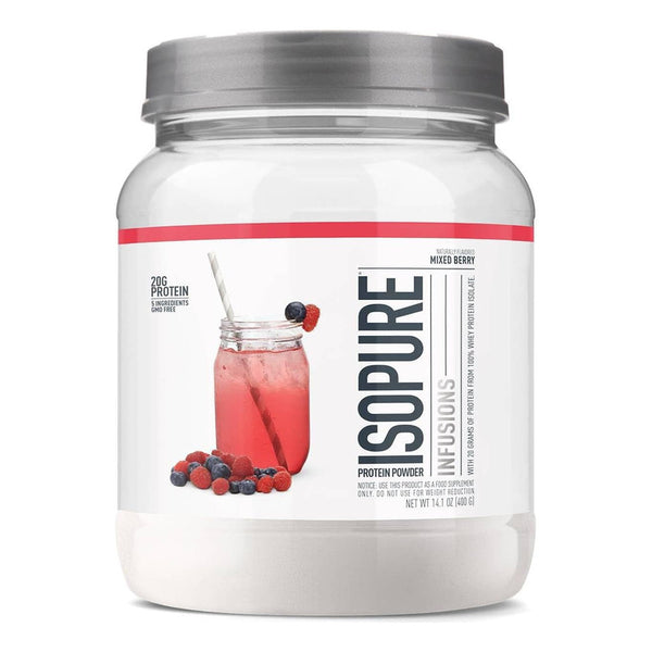 Isopure Proteina De Suero Sabor Fruta Ligera 20gr 90 Calorias