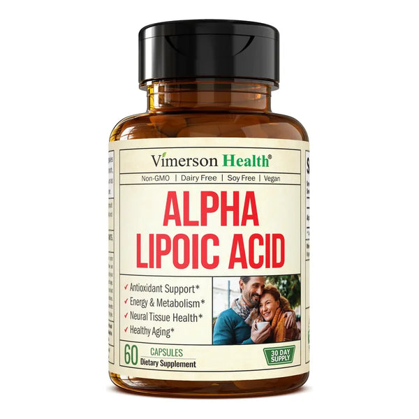 Acido Alfa Lipoico 650 Mg Poderoso Antioxidante y Energetico