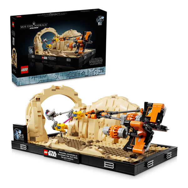 Lego Star Wars Diorama Mos Espa Podrace Modelo 75380 Set Para Adultos