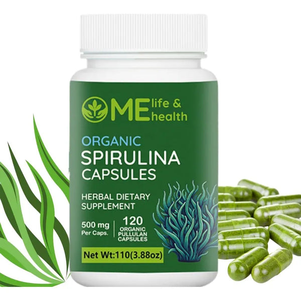 Capsulas Spirulina Organica Rica En Proteinas Y Antioxidantes