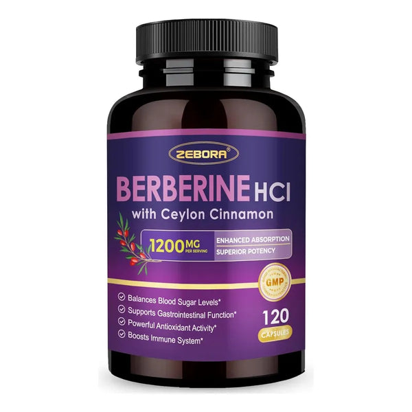 Berberina Hcl 1200 Mg Zinc Zebora