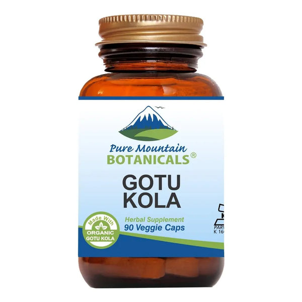 Capsulas De Gotu Kola 500 Mg 60 Cápsulas Orgánicas Veganas