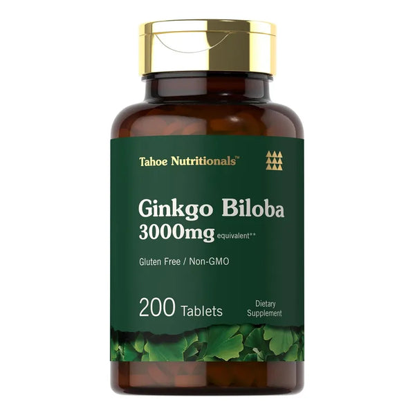 Carlyle Ginkgo Biloba 3000 Mg Tablet Extra Fuerte Sin Gluten