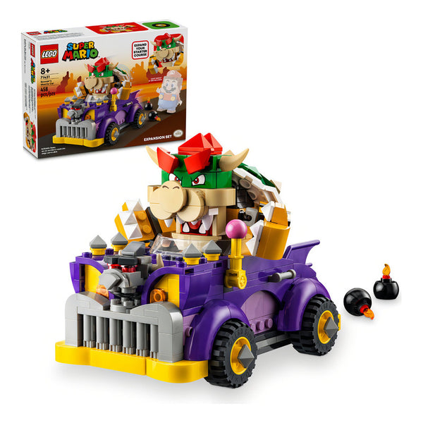 Lego 71431 Super Mario Coche Monstruoso de Bowser 458 Piezas Juego Creativo Interactivo