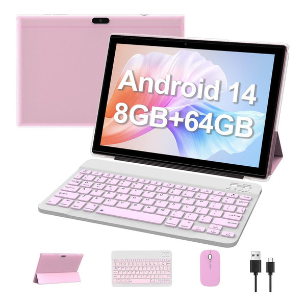 Tablet Android 10 Pulgadas con Teclado Gran Rendimiento Expansible Hasta 1TB