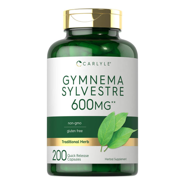 Gymnema Sylvestre Cápsulas 200 Unidades Sin OMG Sin Gluten Bienestar Natural Asequible