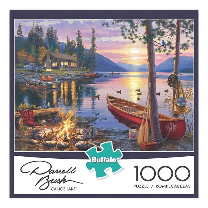 Buffalo Games Rompecabezas Darrell Bush Canoe Lake 1000 Pz - Imagen 4