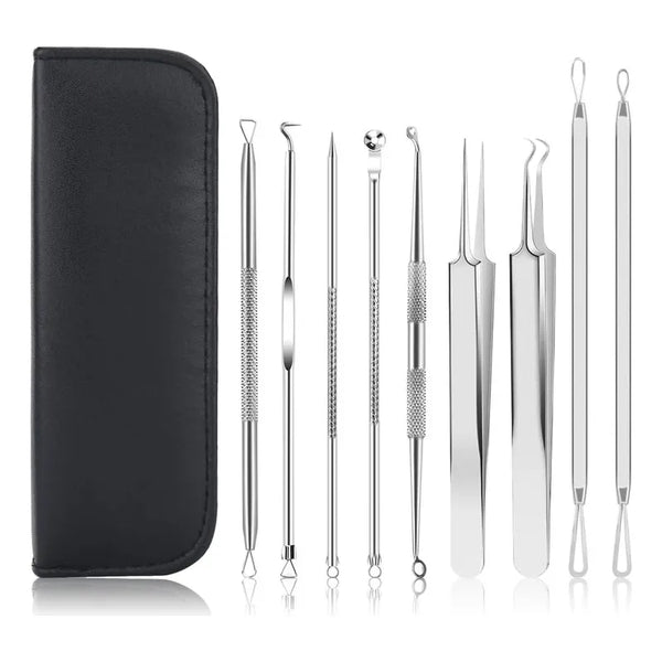 Kit De Herramientas Para Eliminar Espinillas 9 Piezas Producto Profesional