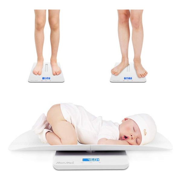 Báscula Digital Multifunción Para Bebés Mommed Peso y Altura Con Precisión