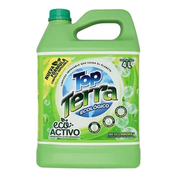 Detergente Top Terra 4000 Ml Convierte Tu Lavado Diario En Una Experiencia Revolucionaria