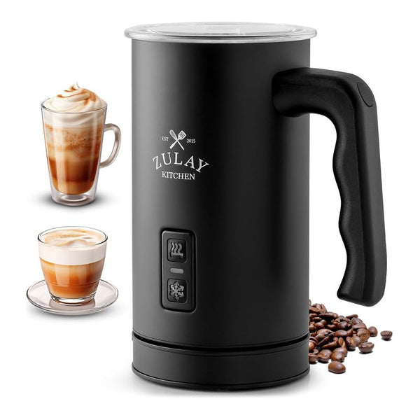 Vaporizador Y Espumador De Leche Zulay 4 En 1 Automatico Para Cafe Y Mas