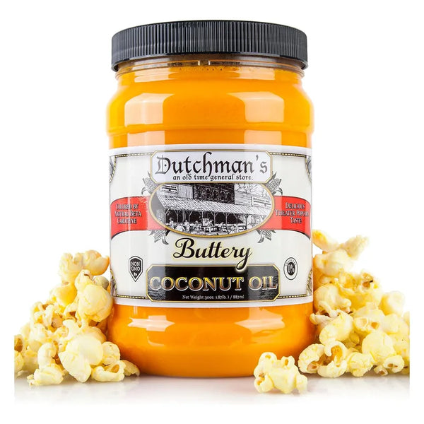 Aceite De Coco Para Palomitas Dutchman's Sabor Mantequilla Vegano Saludable