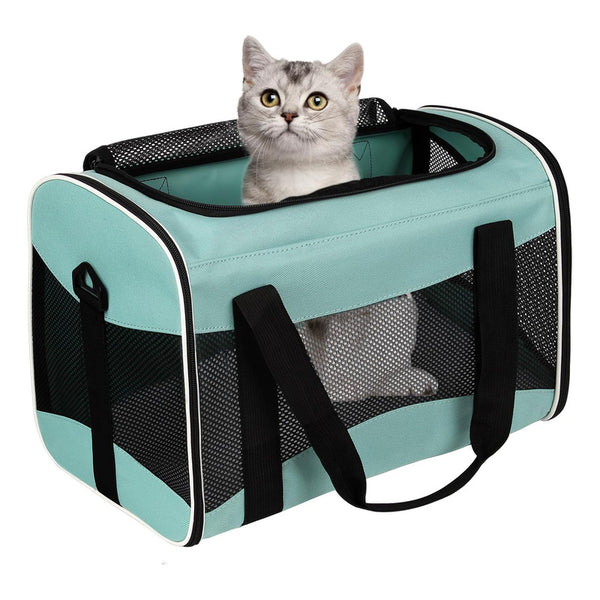 Transportador Plegable Para Gatos Y Perros Espacioso