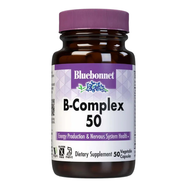 Capsulas Vegetales B Complex 50 Vitaminas B Espectro Completo